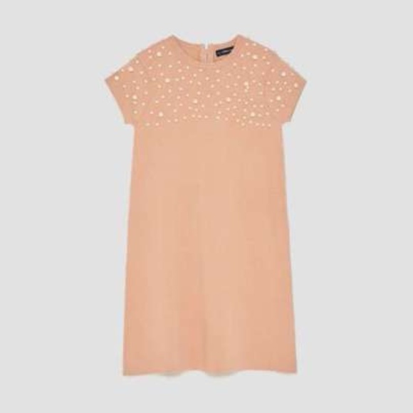 Zara Pearl Sweater Dress size S small NWT - Picture 4 of 4